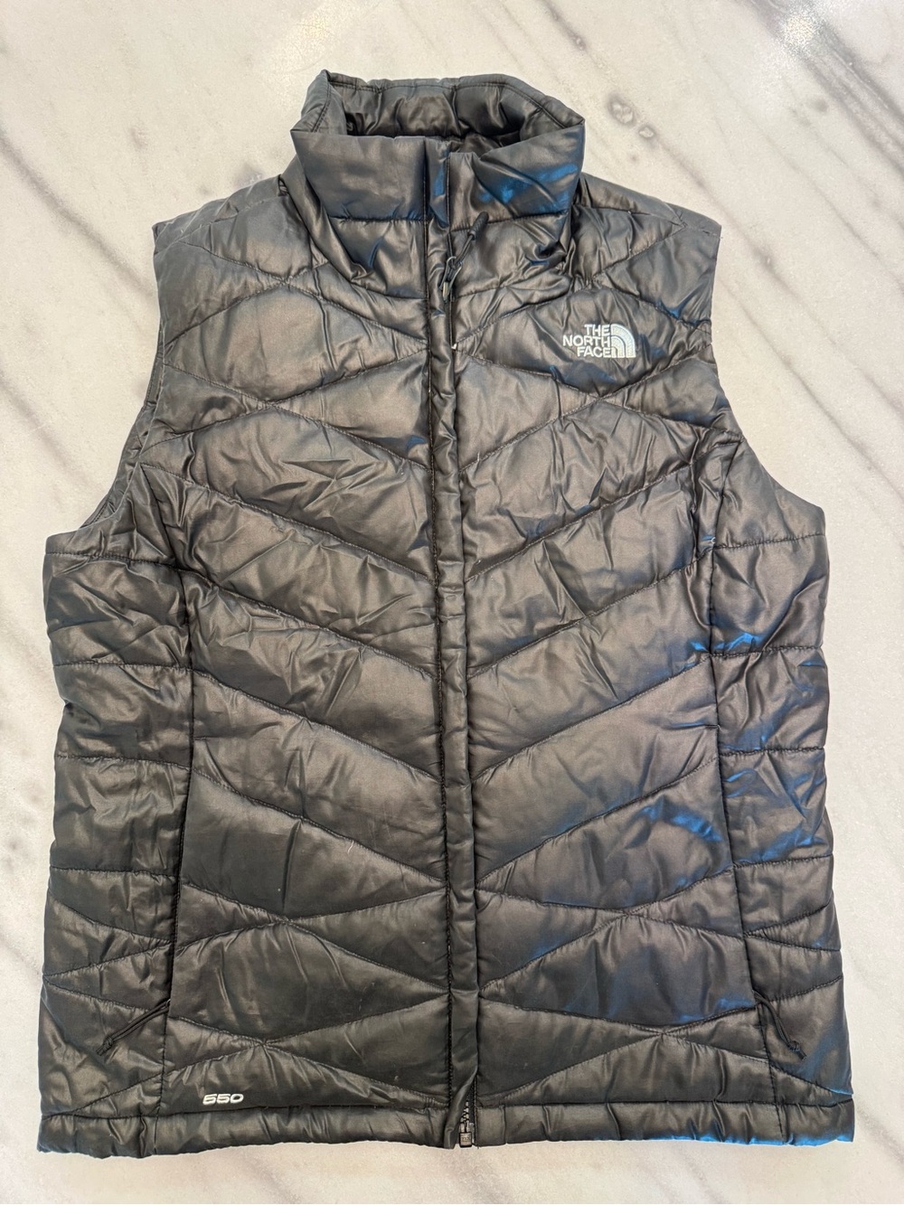 The North Face Women's Black Quilted 550 Down Vest